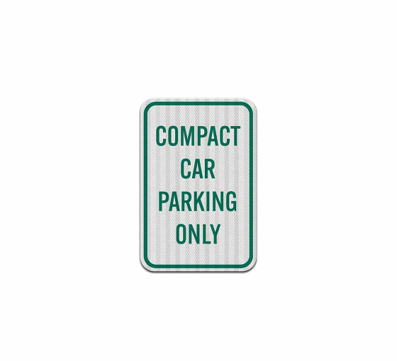Compact Car Parking Decal (EGR Reflective)