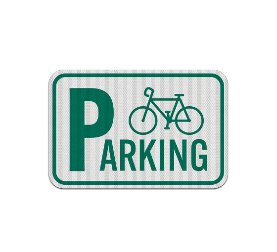 Bicycle Parking Aluminum Sign (EGR Reflective)