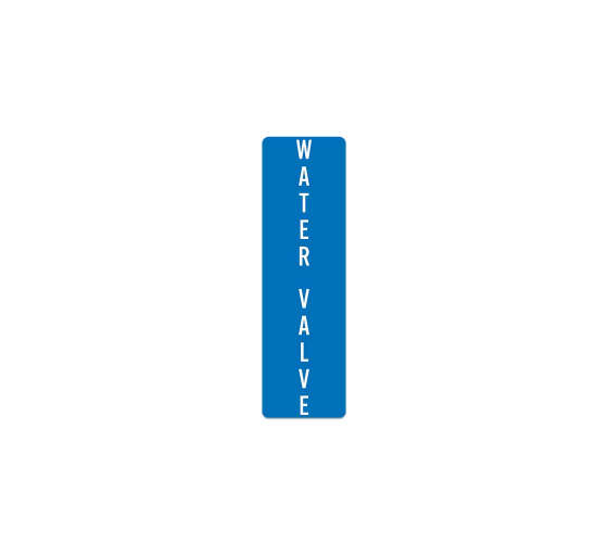 Water Valve Decal (Non Reflective)