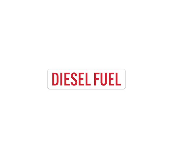 Diesel Fuel Decal (Non Reflective)