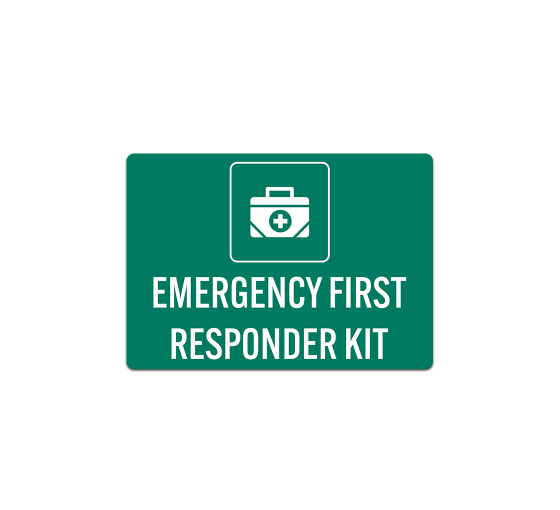 Emergency First Responder Kit Decal (Non Reflective)