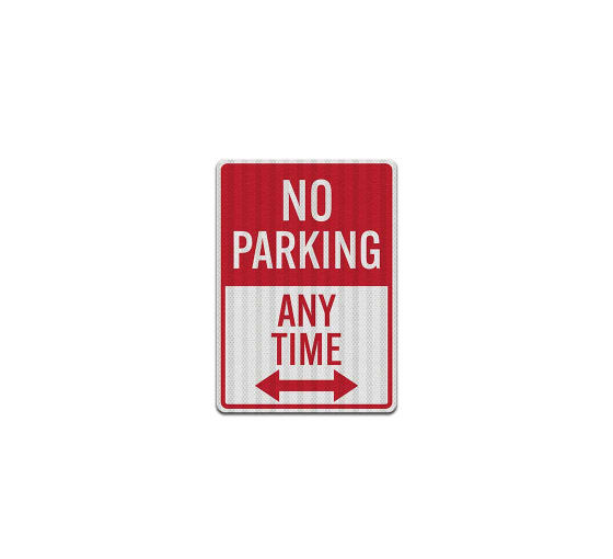 No Parking Anytime Aluminum Sign (EGR Reflective)