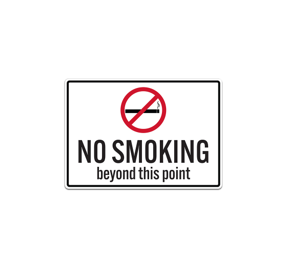 Utah No Smoking Decal (Non Reflective)