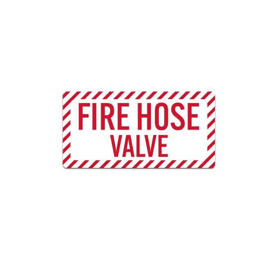Fire Hose Valve Decal (Non Reflective)
