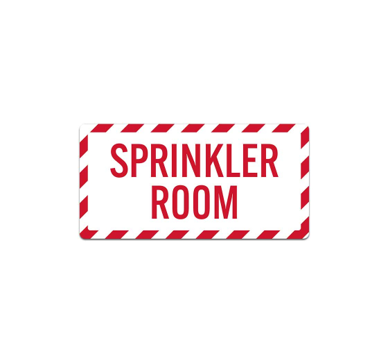 Fire Sprinkler Room Decal (Non Reflective)