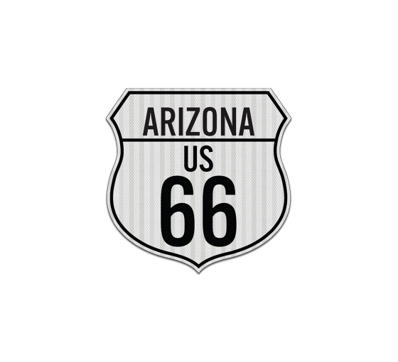 Arizona Route Marker Shield Aluminum Sign (EGR Reflective)