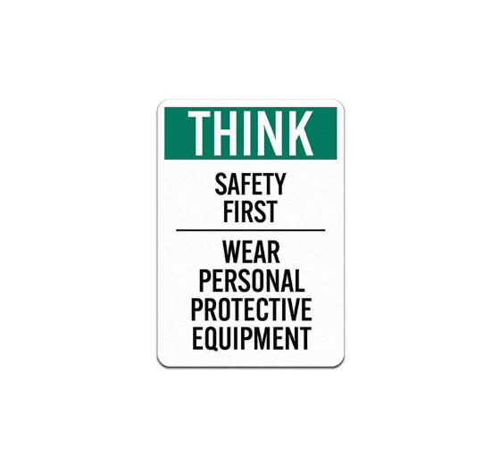 Ppe Safety Protection Equipment Decal (Non Reflective)