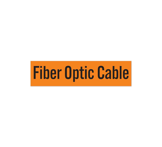 Fiber Optic Cable Decal (Non Reflective)