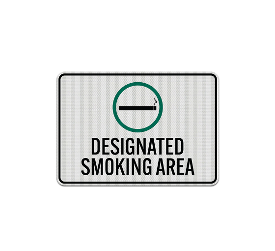 State No Smoking Decal (EGR Reflective)