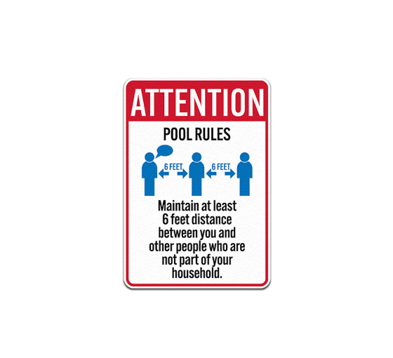 Pool Rules Decal (Non Reflective)