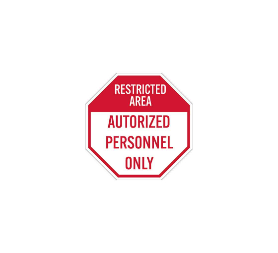 Authorized Personnel Decal (Non Reflective)