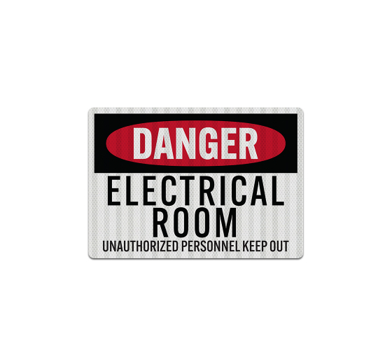 OSHA Unauthorized Personnel Decal (EGR Reflective)