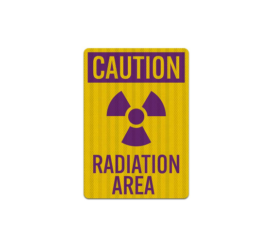 Radiation Area Decal (EGR Reflective)