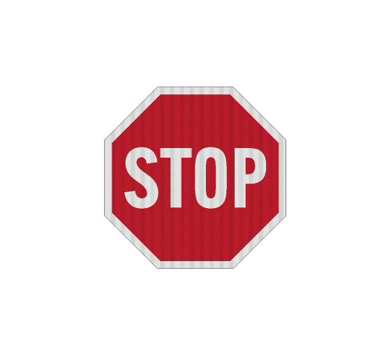 MUTCD Stop Aluminum Sign (HIP Reflective)