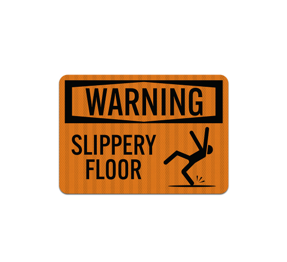 Slippery Floor Decal (EGR Reflective)