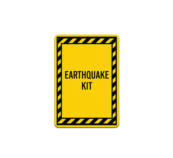Evacuation Earthquake Kit Decal (Non Reflective)