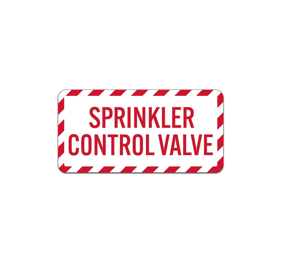 Sprinkler Control Valve Aluminum Sign (Non Reflective)