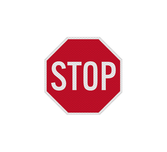 Mini Stop Aluminum Sign (Diamond Reflective)