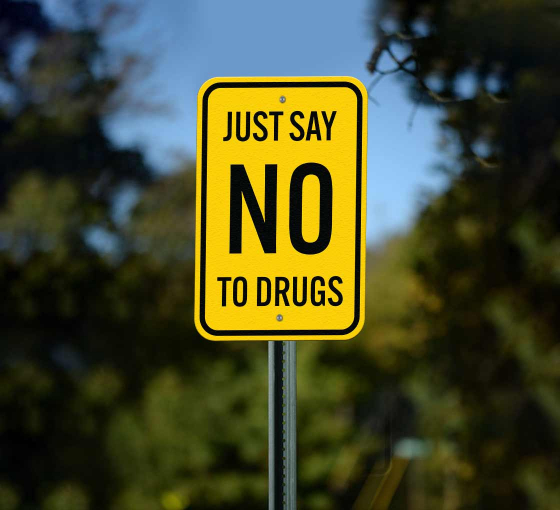 no drugs symbol