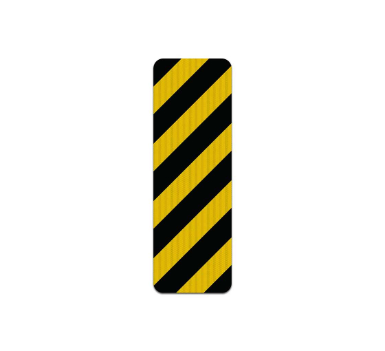 Type 3 Object Marker Aluminum Sign (EGR Reflective)