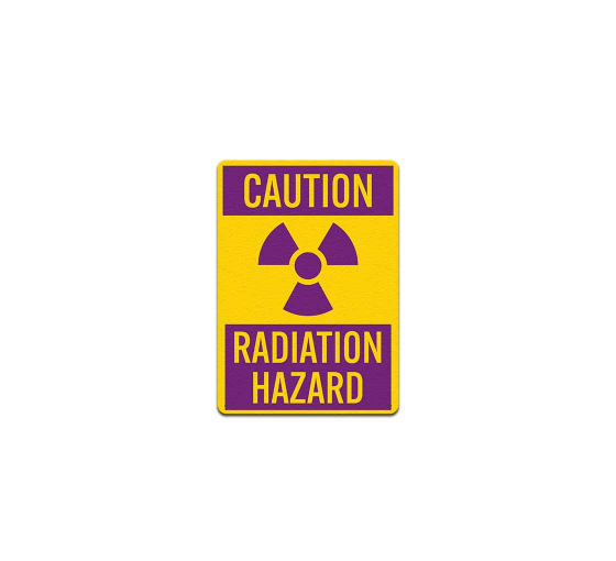 Radiation Hazard Plastic Sign