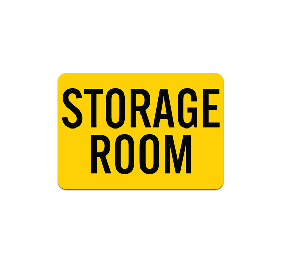 Storage Room Plastic Sign