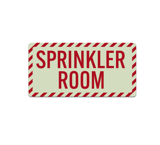 Sprinkler Room Decal (Glow In The Dark)