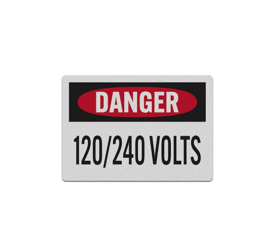 OSHA High Voltage Danger Decal (Reflective)