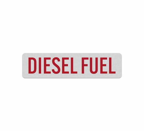 Diesel Fuel Decal (Reflective)