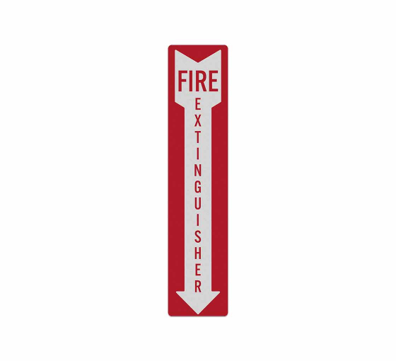 Fire Extinguisher Decal (Reflective)