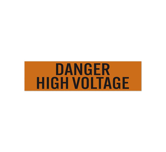 High Voltage Marker Decal (Reflective)