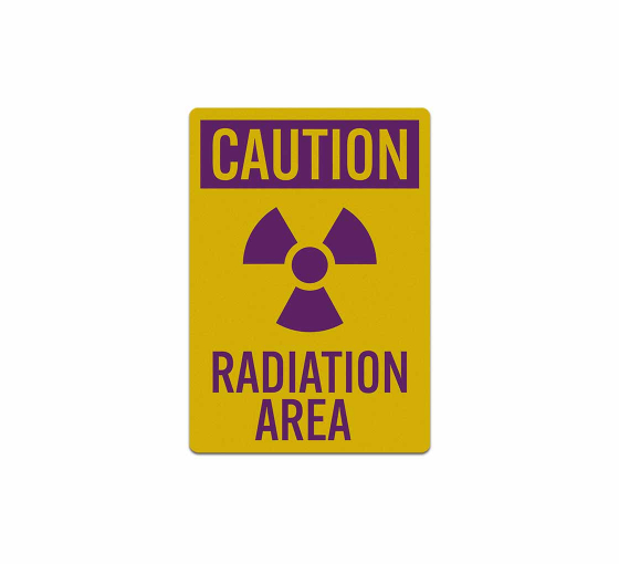 Radiation Area Decal (Reflective)