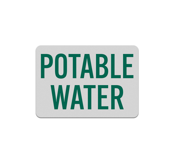 Potable Water Decal (Reflective)