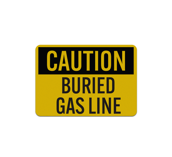 Buried Pipe Line Decal (Reflective)