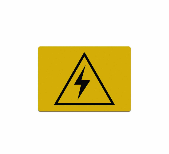 High Voltage Decal (Reflective)