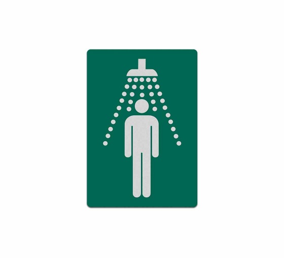 Safety Shower Decal (Reflective)