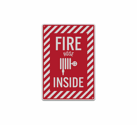 Fire Hose Inside Decal (Reflective)
