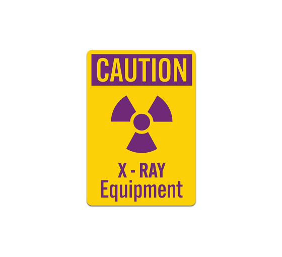 X Ray Equipment Decal (Non Reflective)