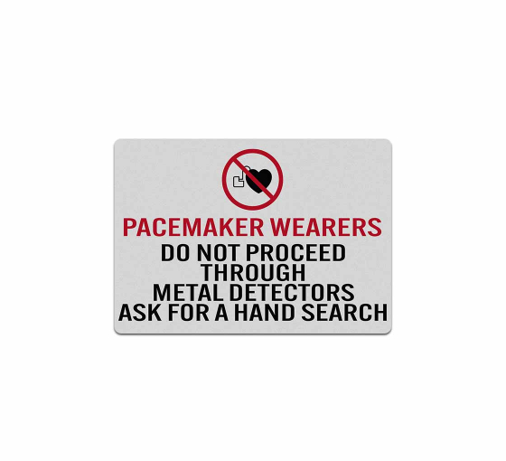 Pacemaker Warning Decal (Reflective)