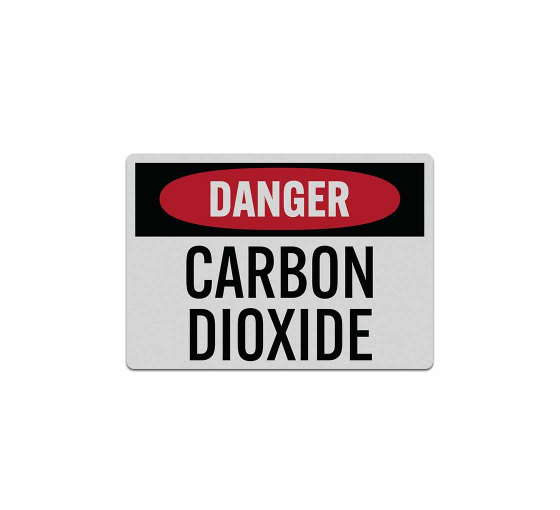 OSHA Carbon Dioxide Decal (Reflective)