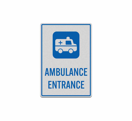 Ambulance Entrance Decal (Reflective)