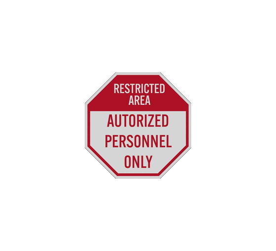 Authorized Personnel Decal (Reflective)
