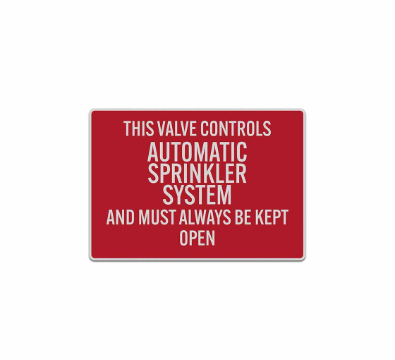 Sprinkler Valve Decal (Reflective)