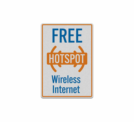 WiFi Internet Hotspot Decal (Reflective)