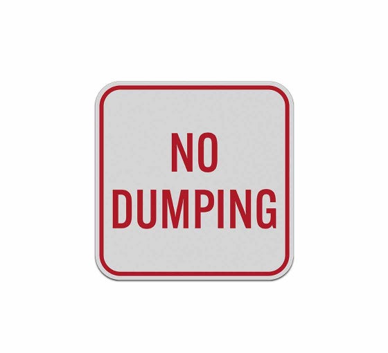 2 NO DUMPING SignsVideo Surveillance Sign 9x12
