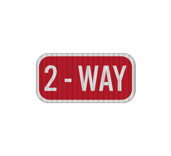Stop 2 Way Aluminum Sign (HIP Reflective)