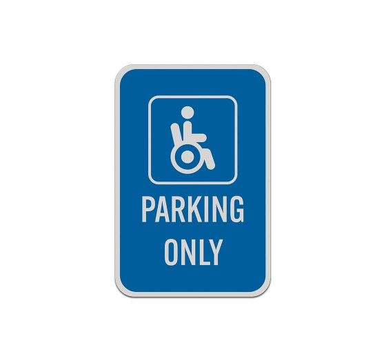 International Symbol Of Accessibility Aluminum Sign (Reflective)