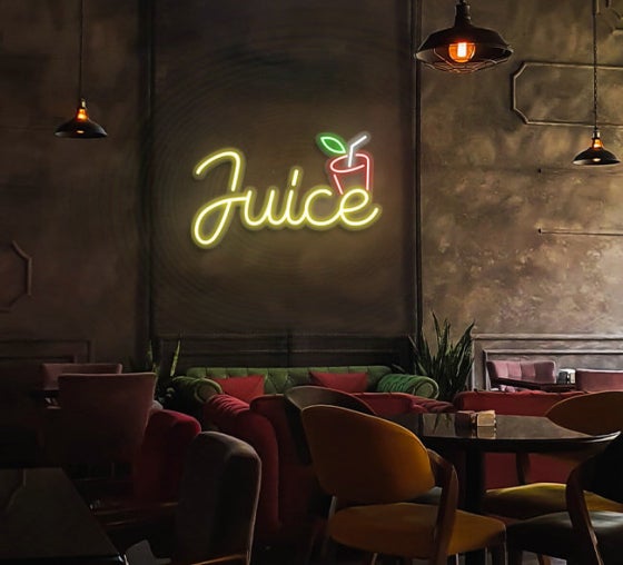 Juice Bar Neon Sign Online Fast Delivery
