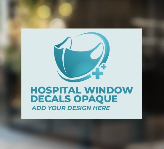 Hospital Window Decals Opaque