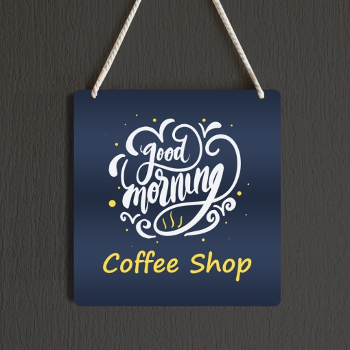 Reflective Coffee Signs